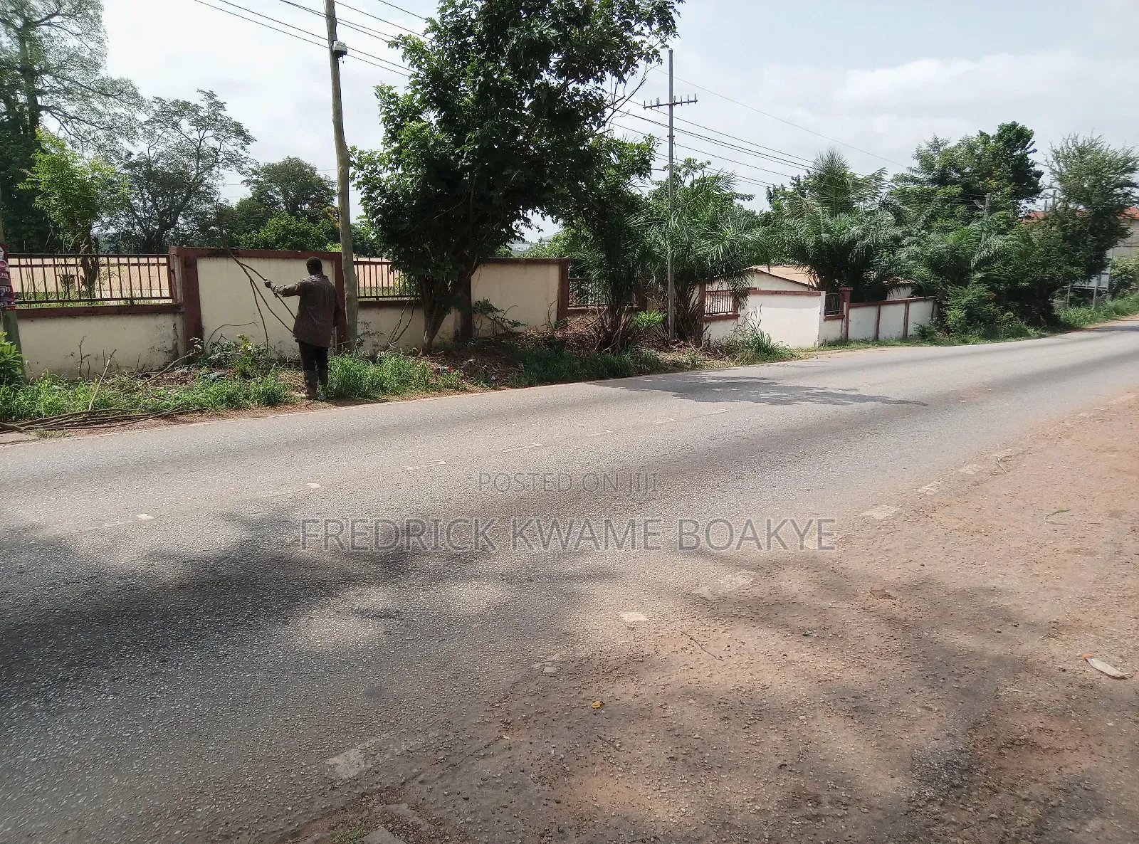 One Acre Plot of Land for Sale at Danyame Main Road