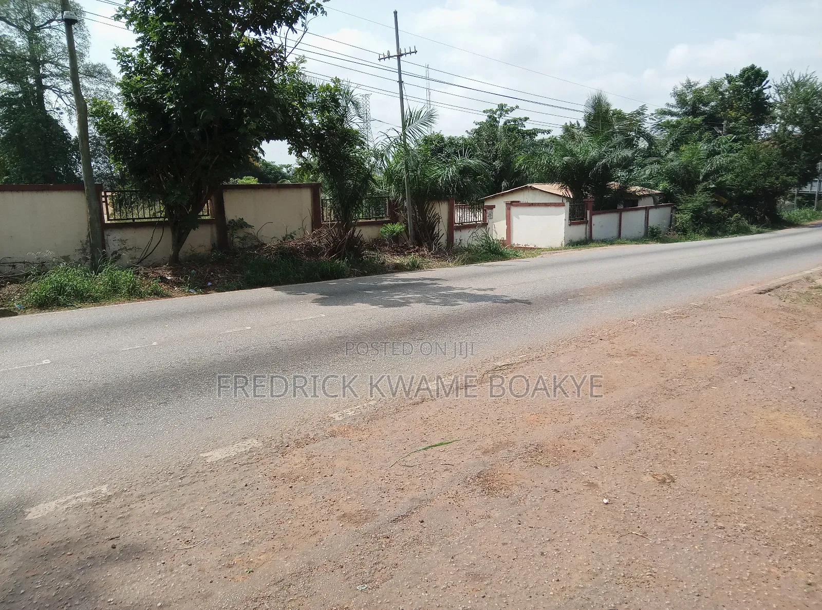 One Acre Plot of Land for Sale at Danyame Main Road