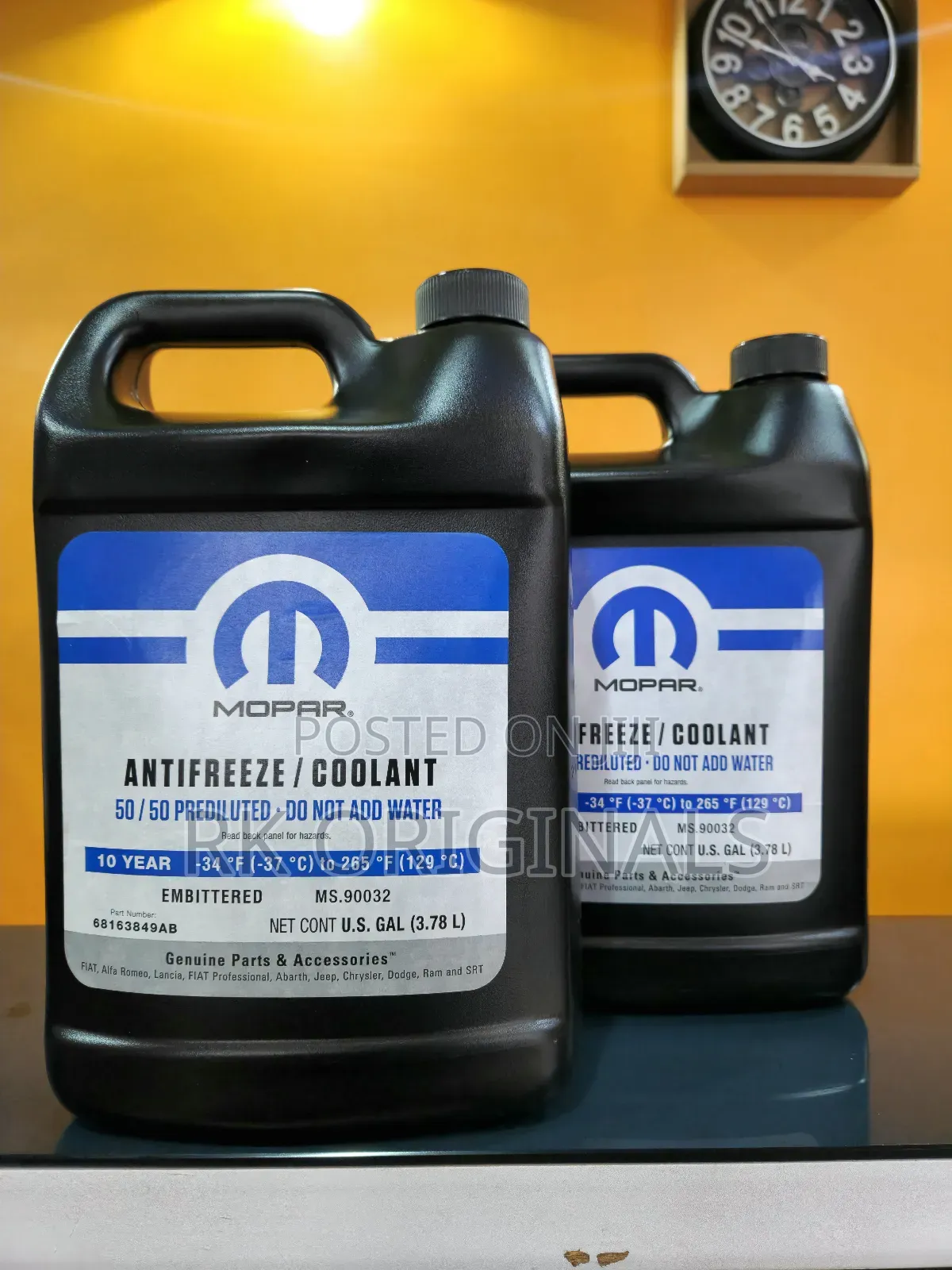Mopar Coolant Antifreeze 4l Purple/Violet Imported From Usa🇺🇸