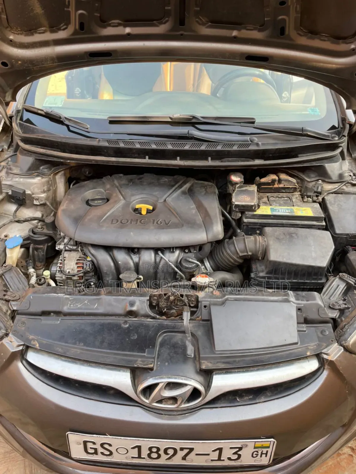 Hyundai Elantra GLS Automatic 2011 Gray