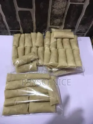 Frozen Spring Rolls and Samosa Available for Sale