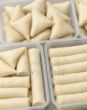 Frozen Spring Rolls and Samosa Available for Sale