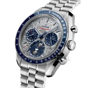 Omega Speedmaster Automatic Moonphase Silver Chronograph 43 Mm Watch