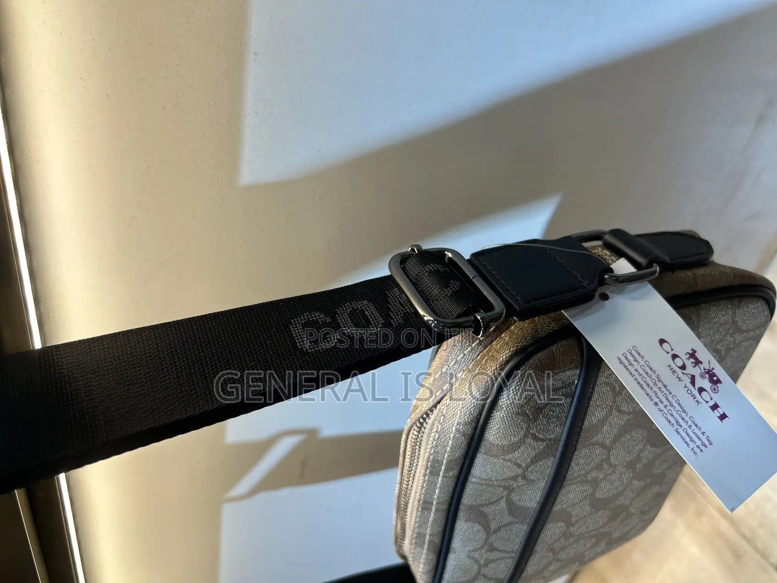 Coach Graham Crossbody Bag In Signature Coated