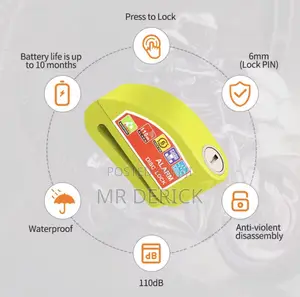 Alarm Disc Lock for Motorcycles or Motorbikes