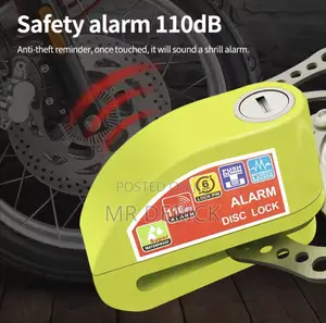 Alarm Disc Lock for Motorcycles or Motorbikes