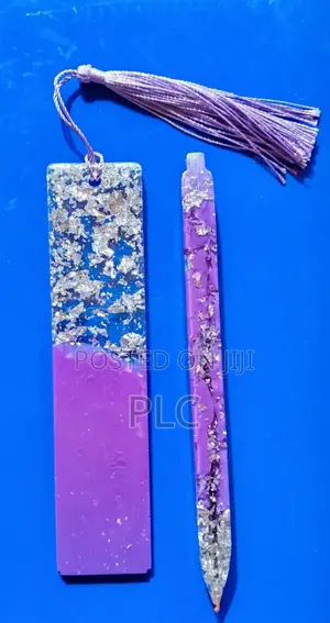 Resin Pen and Bookmark