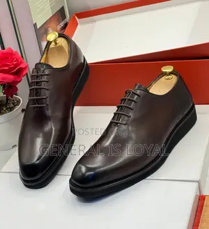 Oggi Coffee Leather Lace Up Men’S Shoe