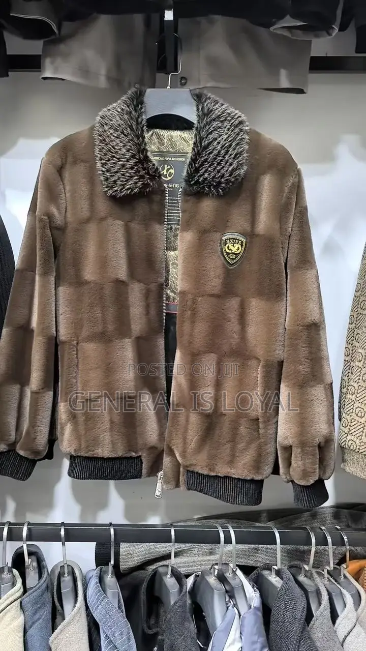Faux Fur Wave Pattern Jacket