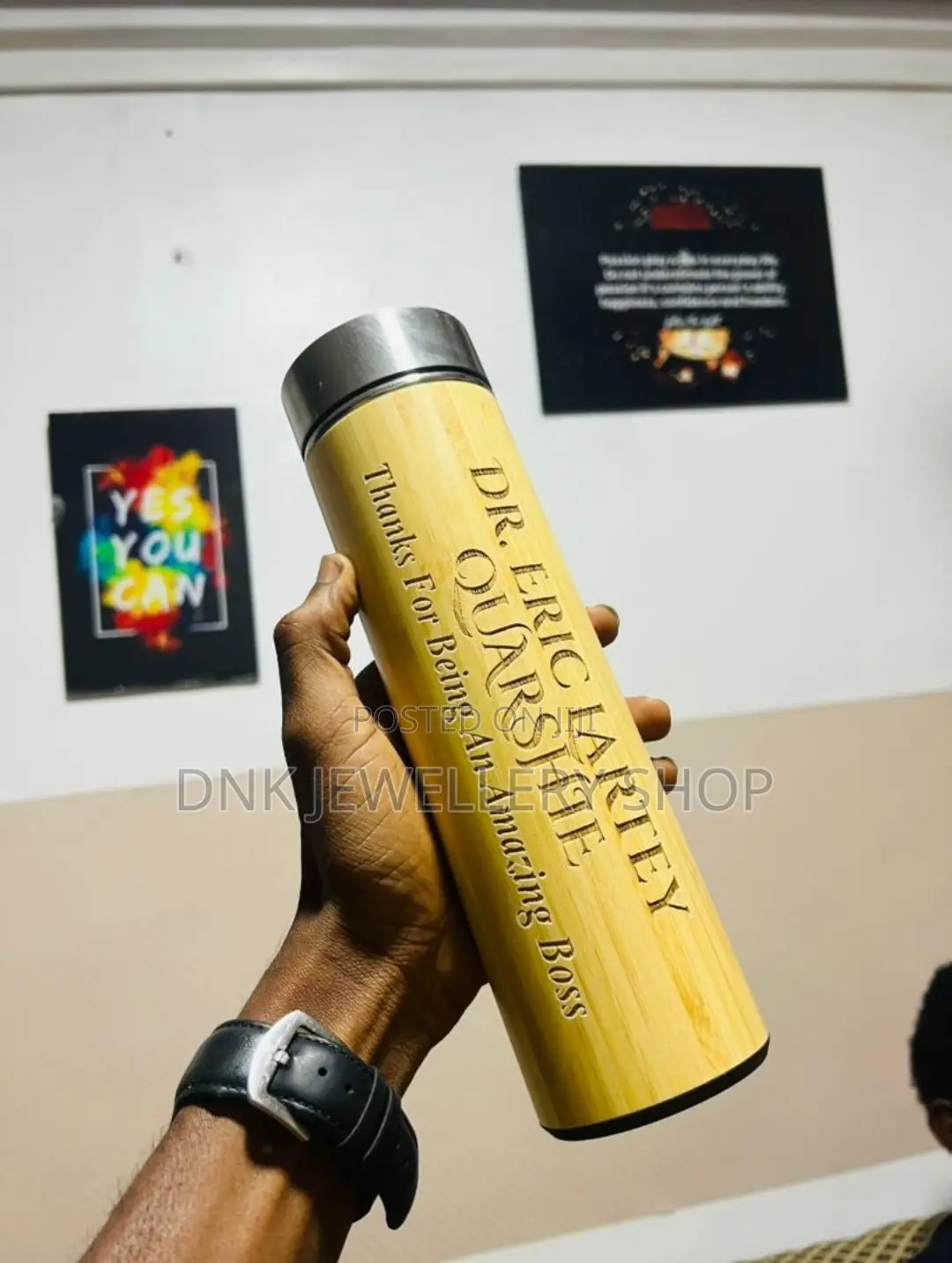 Customised Bamboo Flask