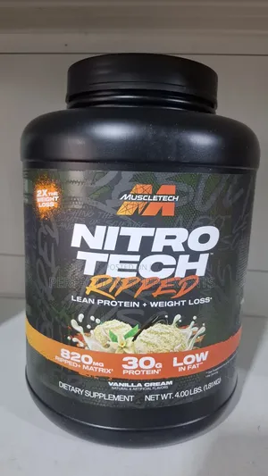 Nitro
Tech
Ripped
Lean Protein + Weight Loss