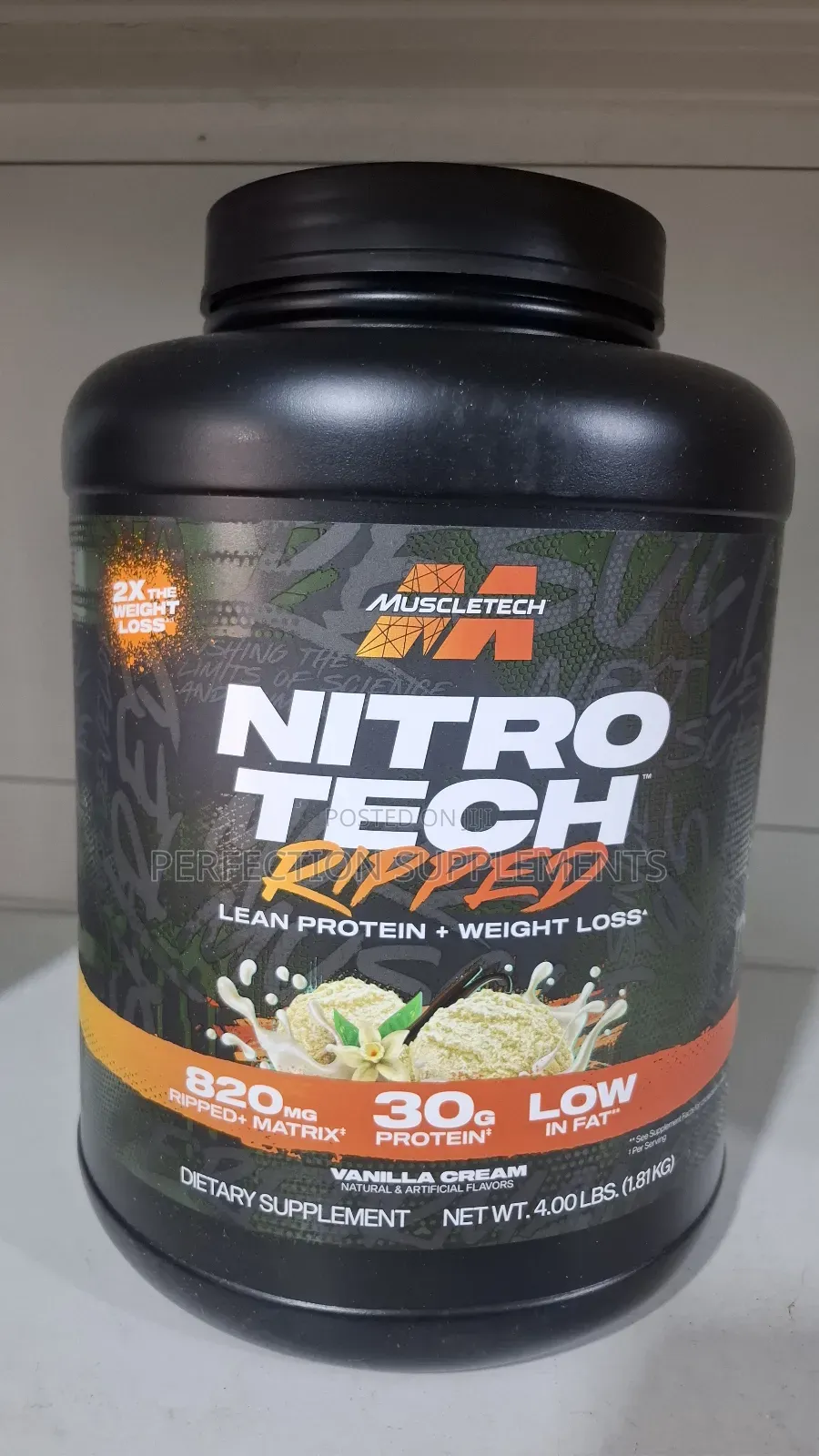 Nitro
Tech
Ripped
Lean Protein + Weight Loss