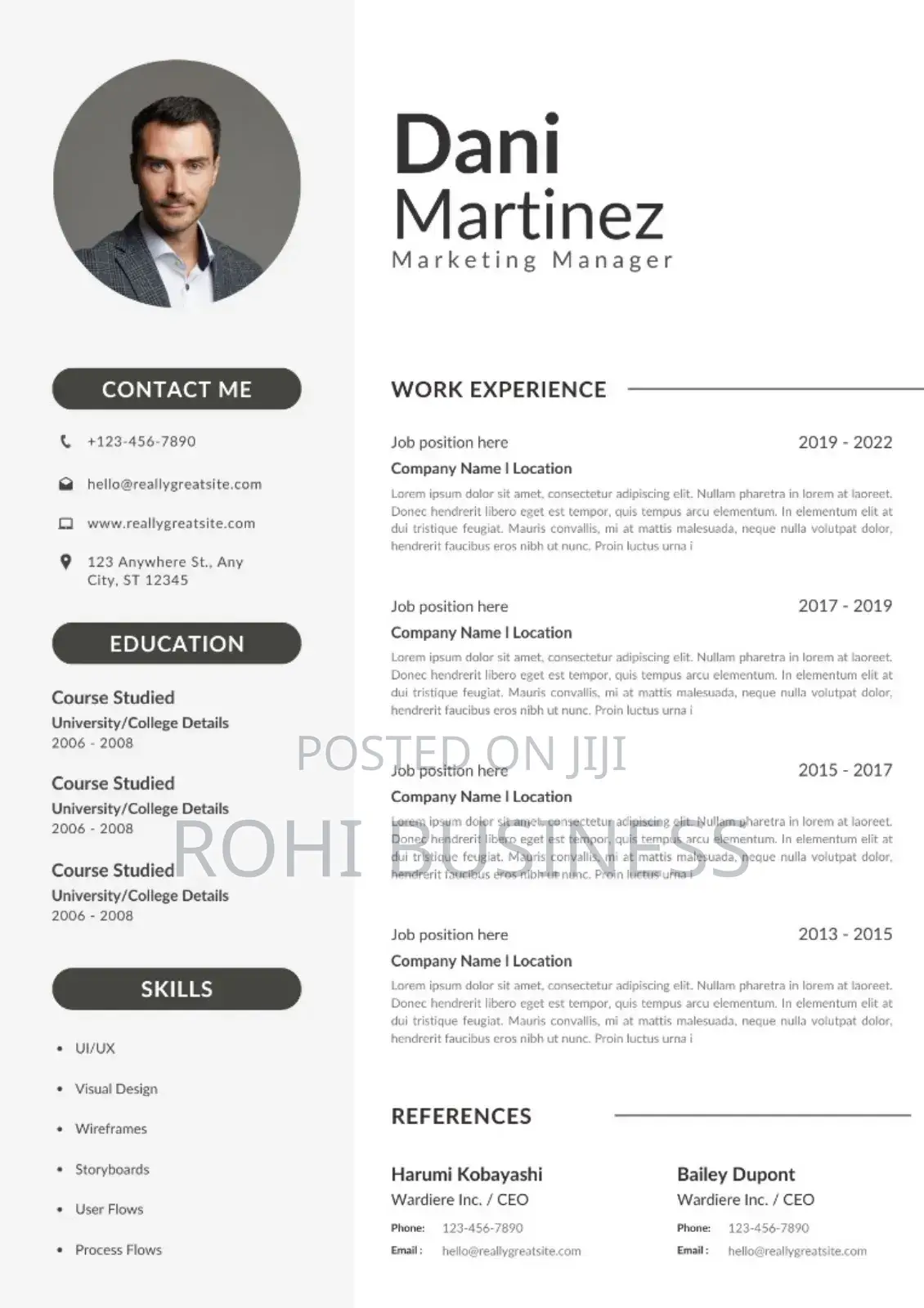 Professional Cv and Résumé Writing Service