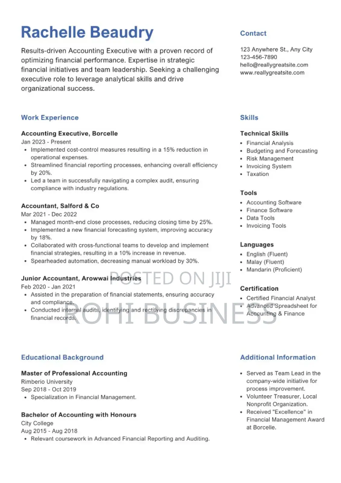 Professional Cv and Résumé Writing Service