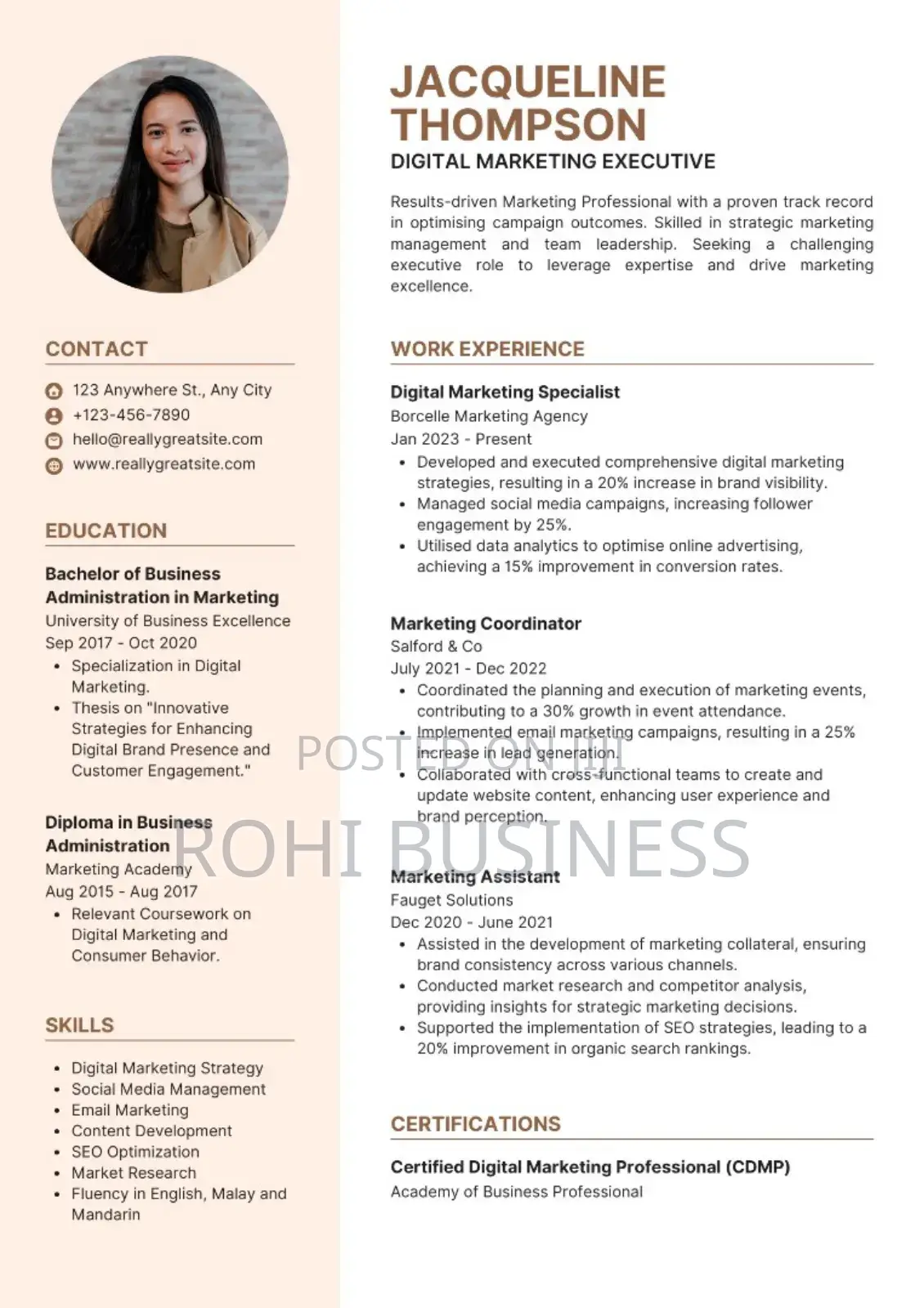 Professional Cv and Résumé Writing Service
