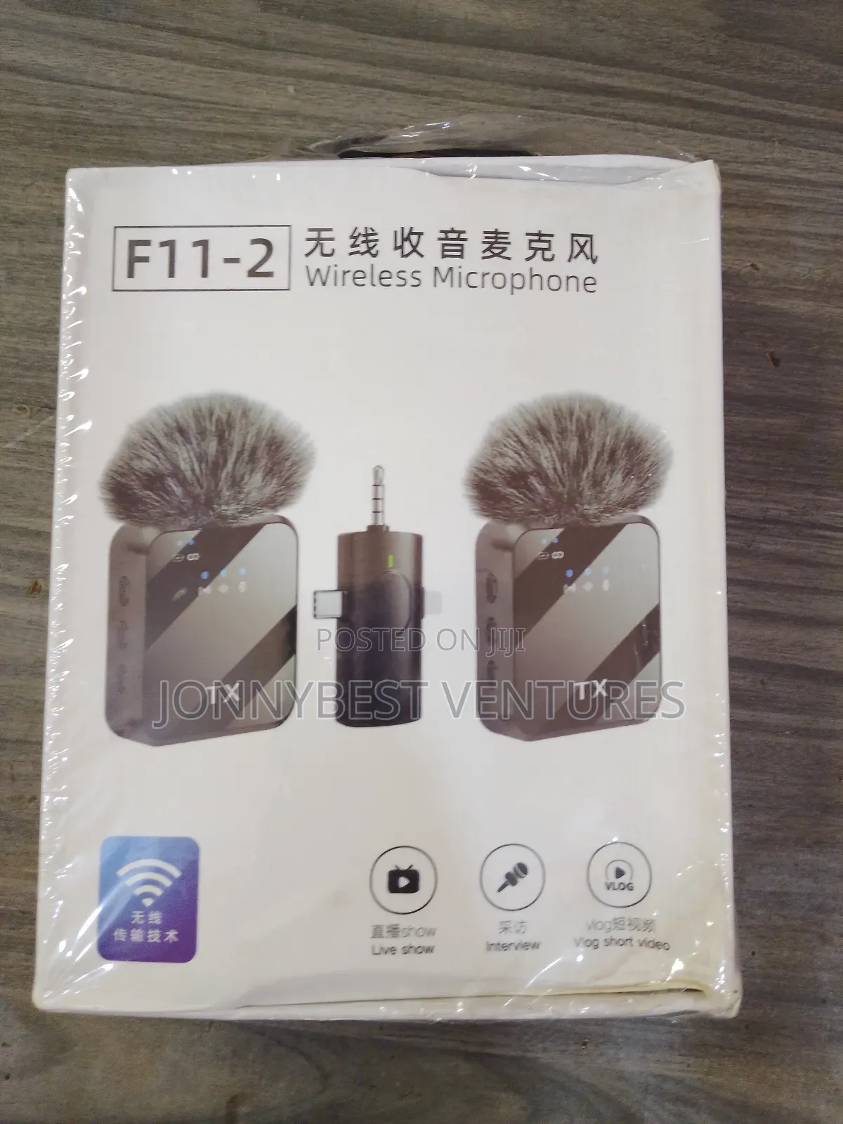 F11-2 3in1 Wireless Mic iPhone, Type C And Android Wireless Mic