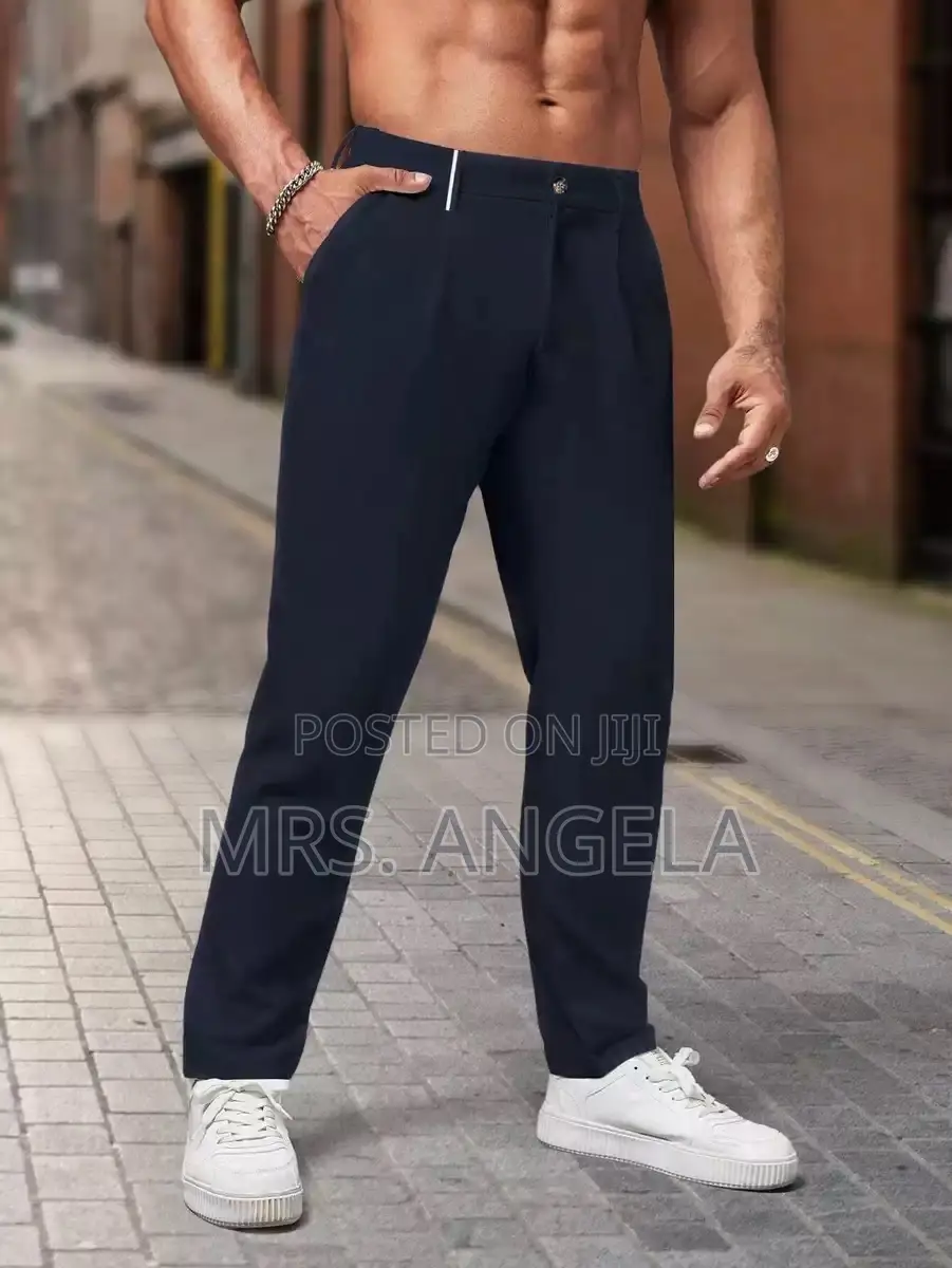 Men’S Black Trousers