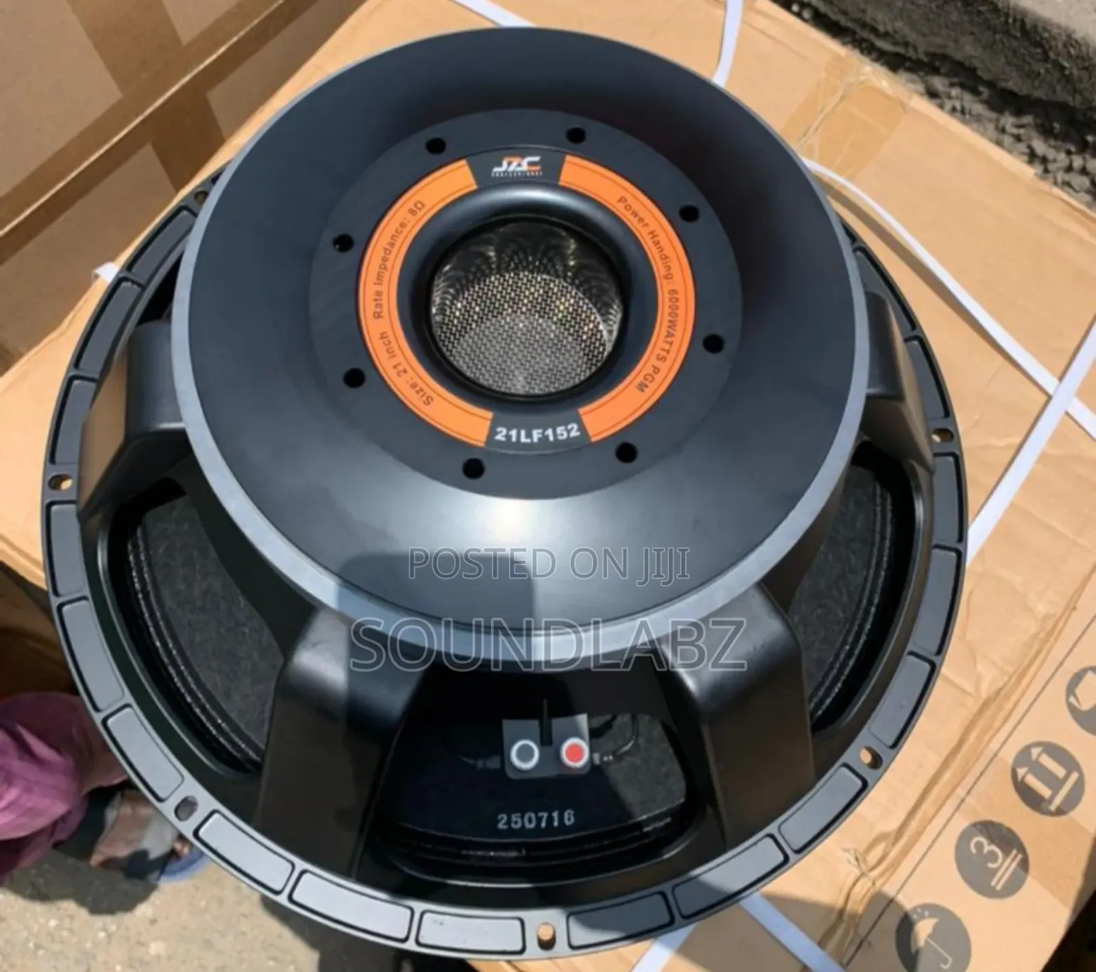 Jac 21lf152 21inches Naked Pair Of Subwoofer Speaker.