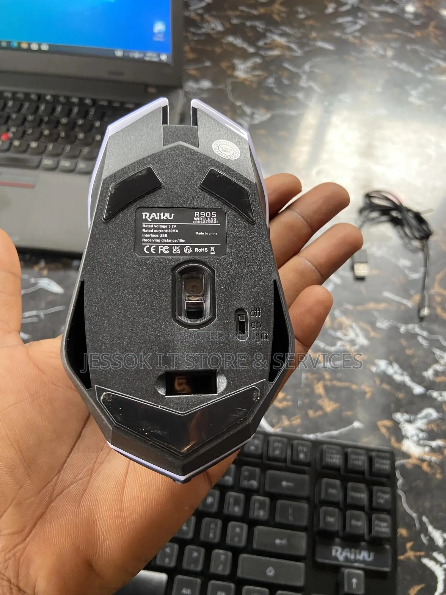 Wireless Mouse And Keyboard Rechargeable R905
