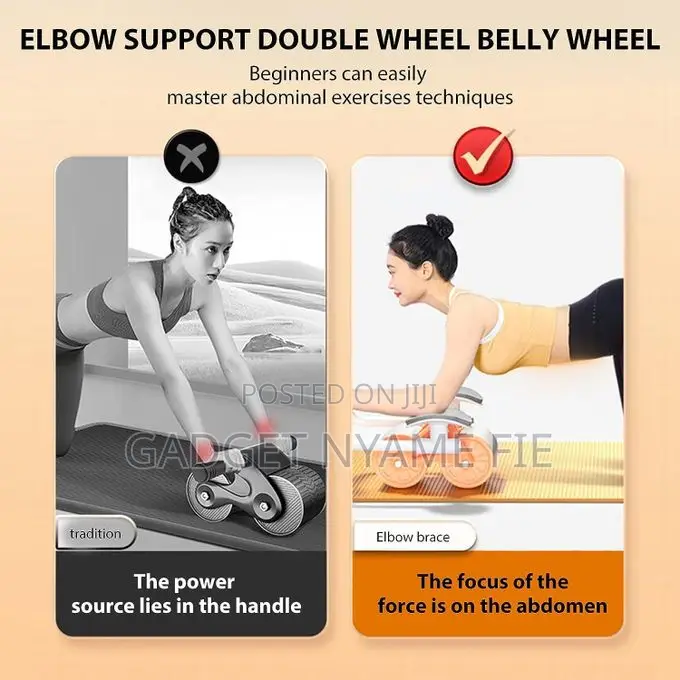 Automatic Rebound Abdominal Wheel Roller
