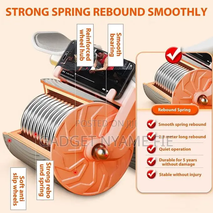 Automatic Rebound Abdominal Wheel Roller