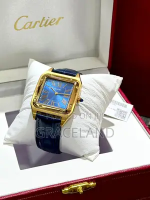 This Is Original Cartier Santos Dumont Watch Pure Leather Band