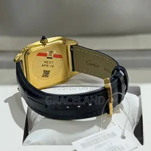 This Is Original Cartier Santos Dumont Watch Pure Leather Band