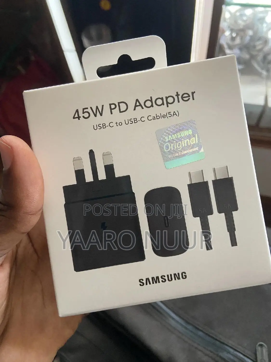 Samsung 45w Type C Fast Charger Head N Cable(Free Delivery)
