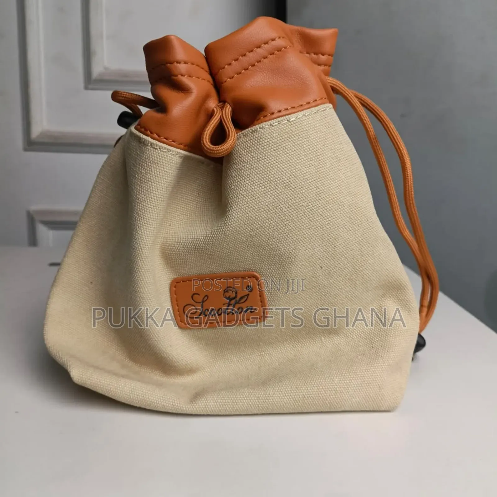 K76 Mini Canvas And Leather Bag