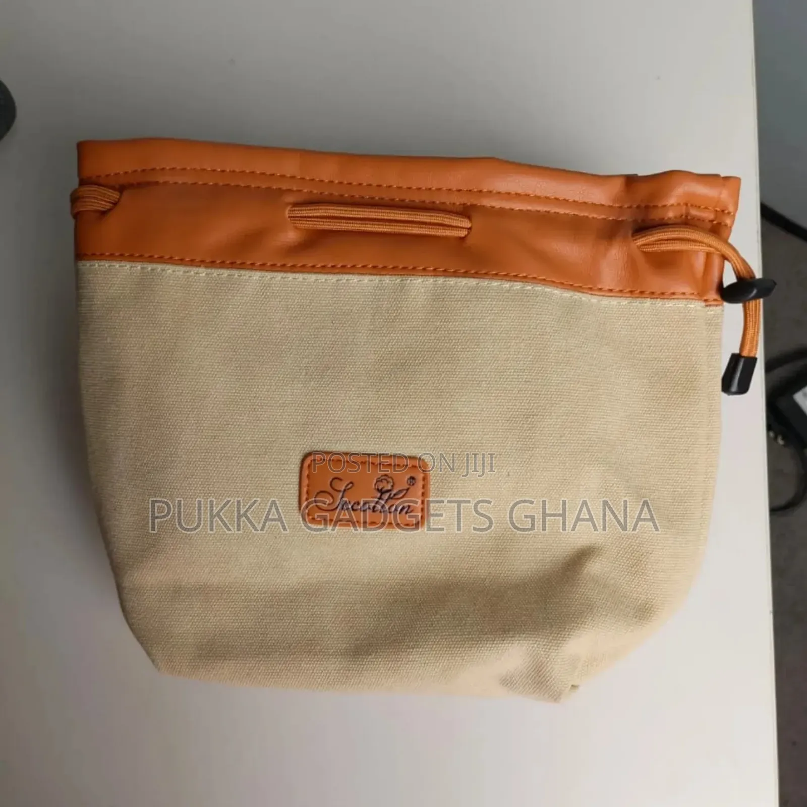 K76 Mini Canvas And Leather Bag