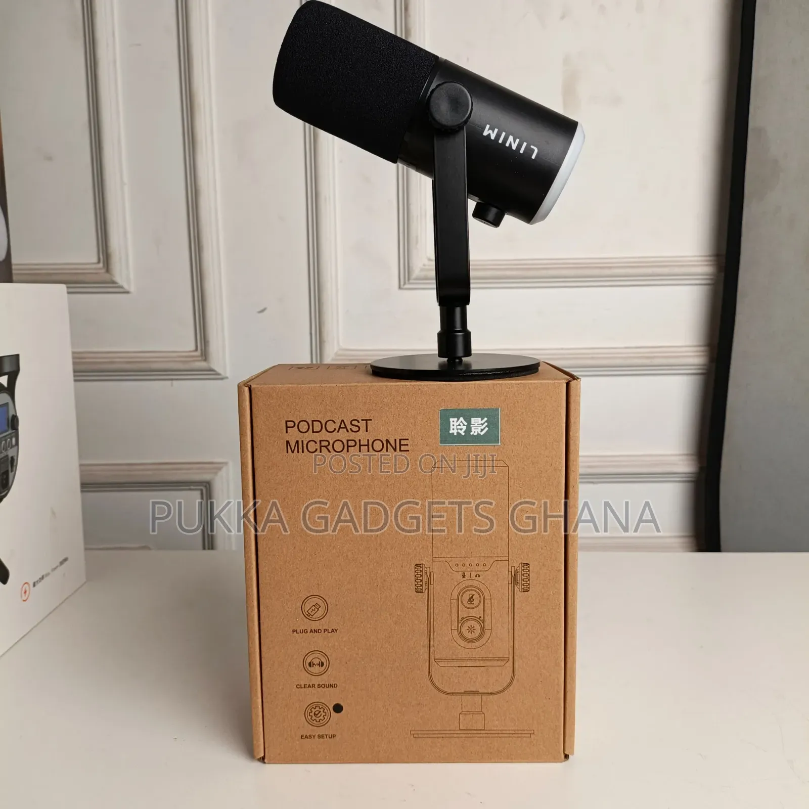 Linim Pd12 Dynamic Usb/Xlr Microphone With Earphone Port