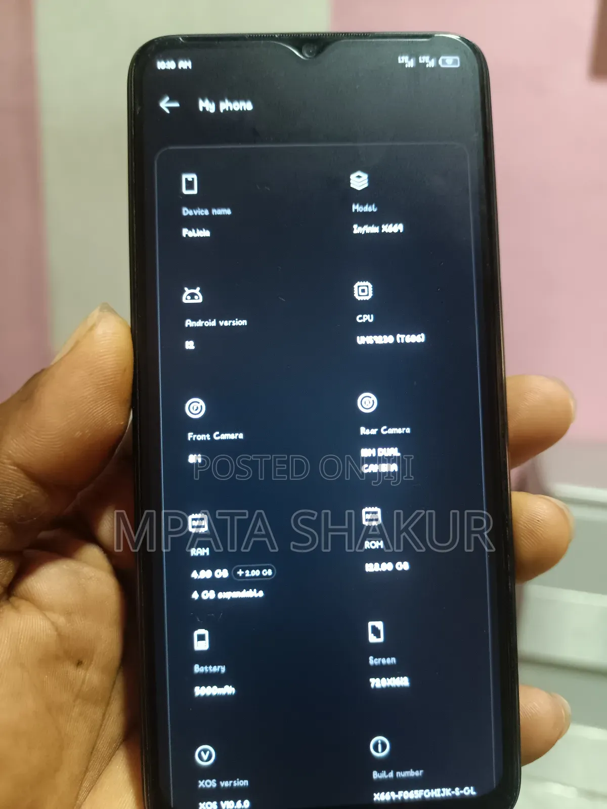 Infinix Hot 30i 128 GB Black