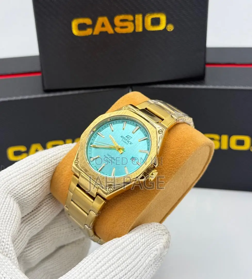 Gold-Tone Casio Edifice Efr-S108d-2av Watches
