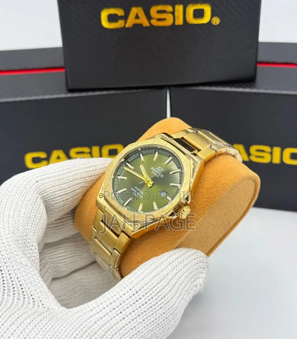 Gold-Tone Casio Edifice Efr-S108d-2av Watches
