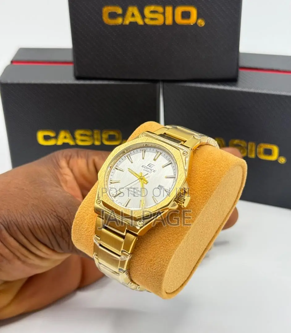 Gold-Tone Casio Edifice Efr-S108d-2av Watches
