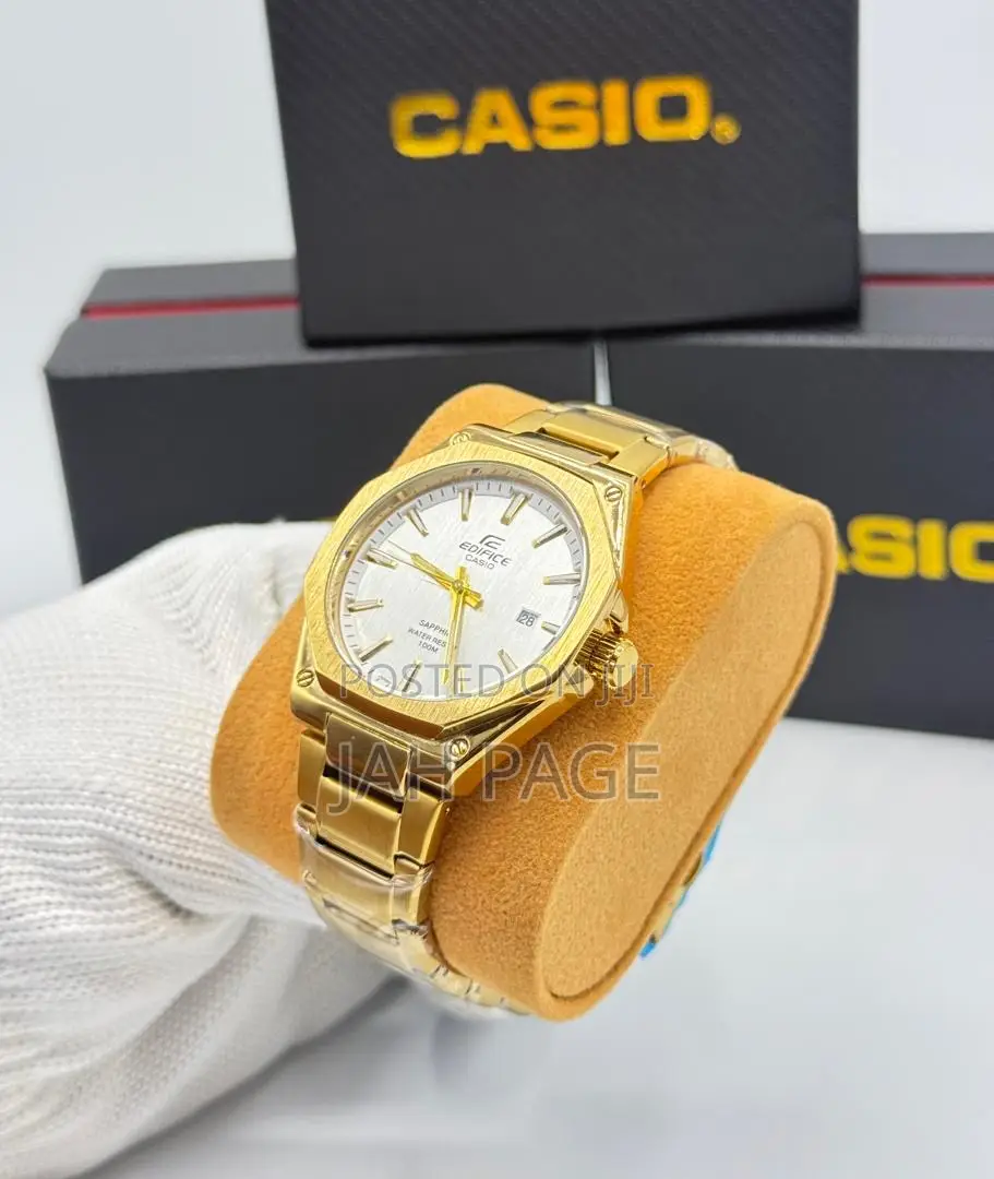 Gold-Tone Casio Edifice Efr-S108d-2av Watches