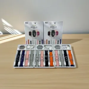 Laxasfit Series 10 Smart Watch With 8 Straps(748486)