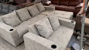 A Complete L Shape With a Comfortable Pillows