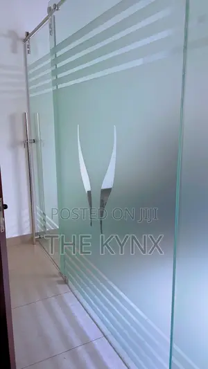 Frosted Glass Sticker Installation