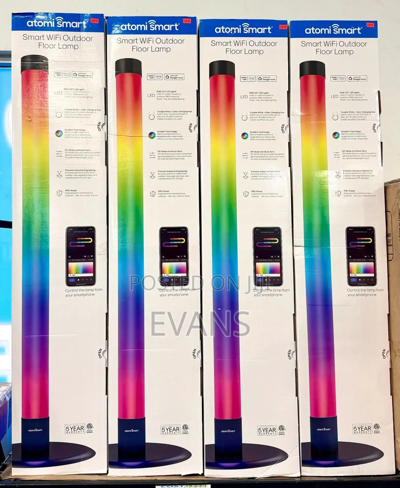 Smart Wifi Outdoor Floor Lamp