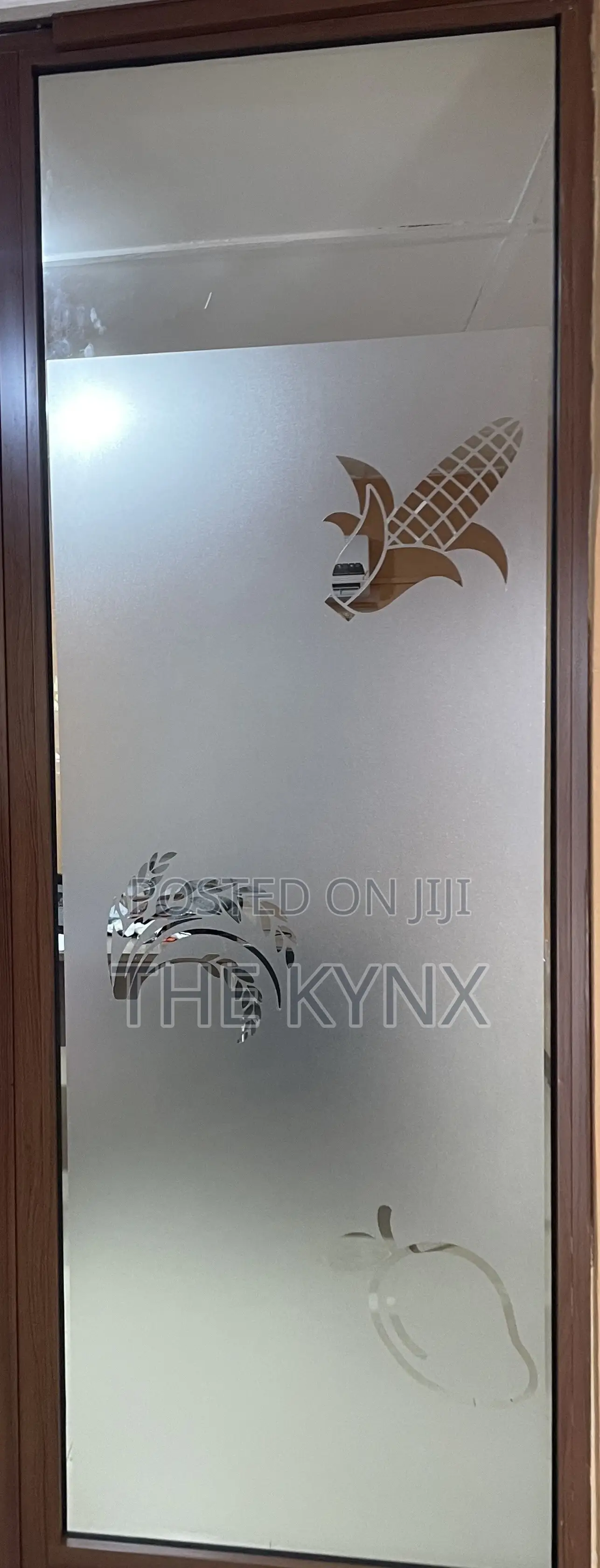 Frosted Glass Sticker Installation