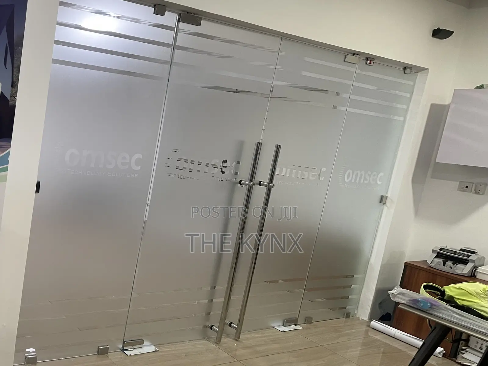 Frosted Glass Sticker Installation