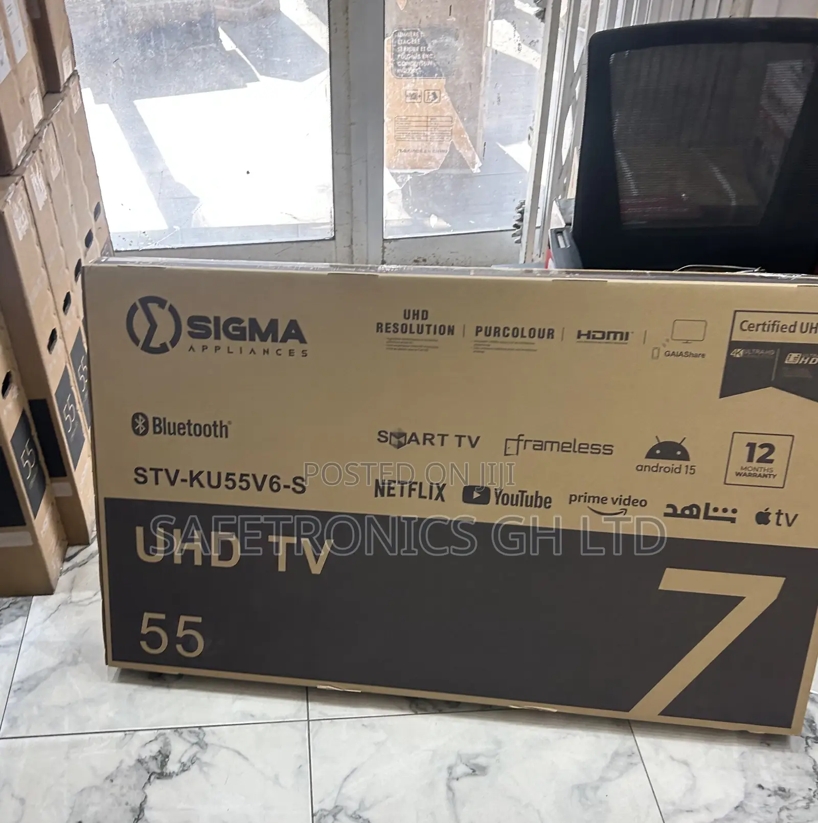 Choose Perfect Sigma 55 Inch Smart HDR (Sig-Ku55v6-S) Led Tv