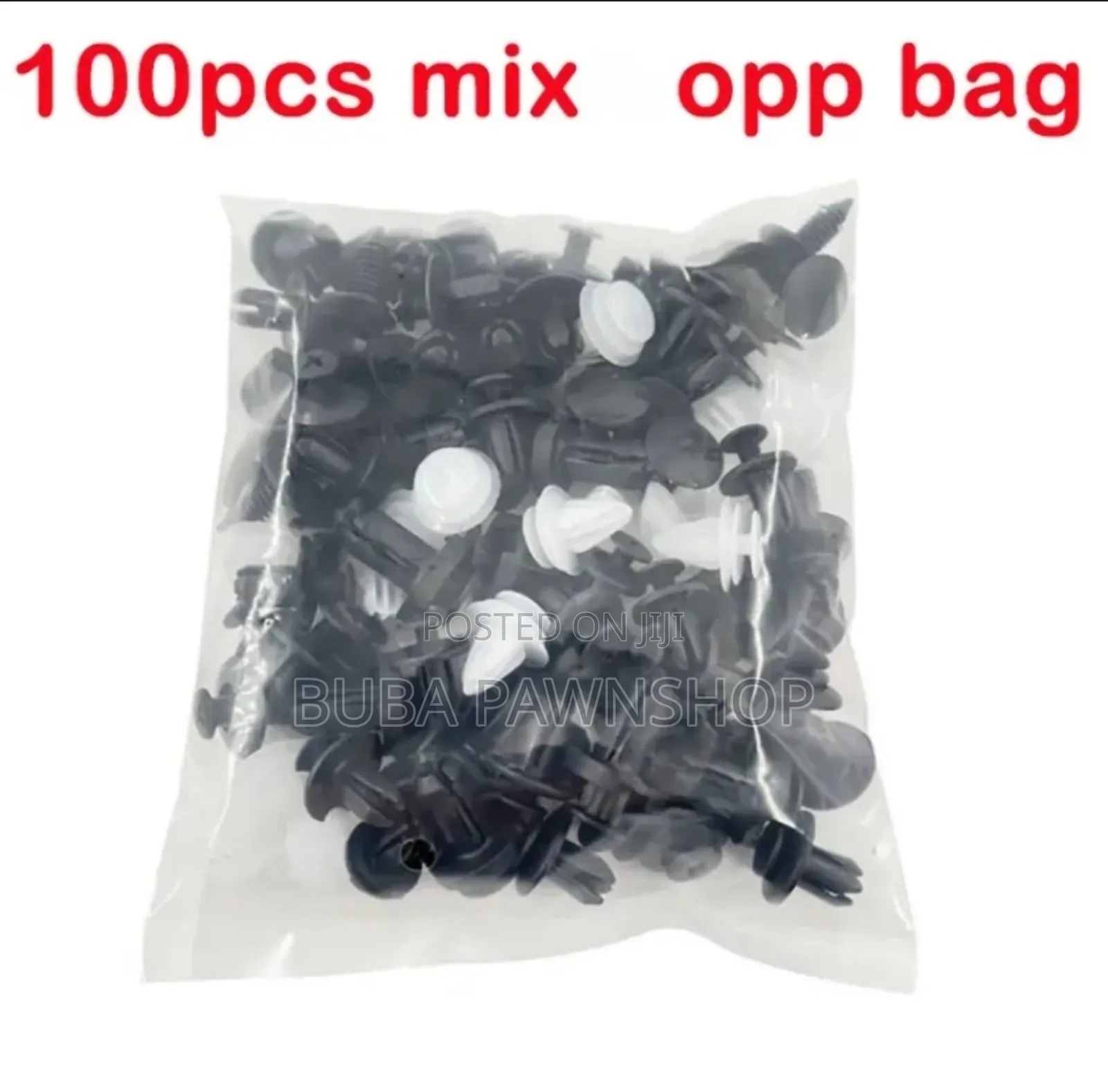 100 PCS Universal Car Fastener Clips - 6 Different Types