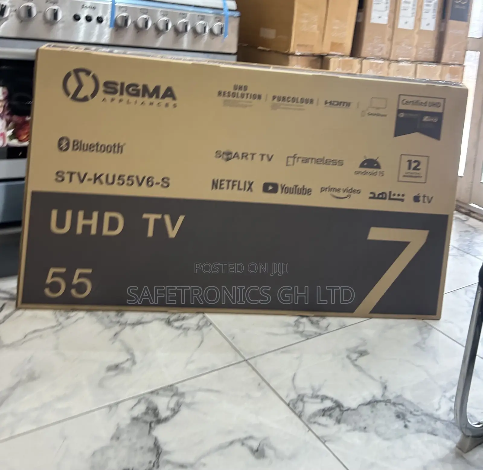 Order Best Sigma Led Android 55 Inch (Sig-Ku55v6-S) Tv