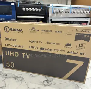 Ultra Modern Led Uhd Smart Sigma 50” (Sig-Ku50v6-S) Electric Tv
