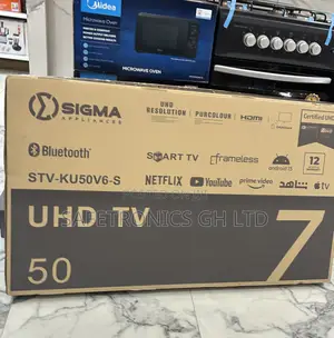 Shop Uhd Led Android Sig-Ku50v6-S Frameless Sigma Tv