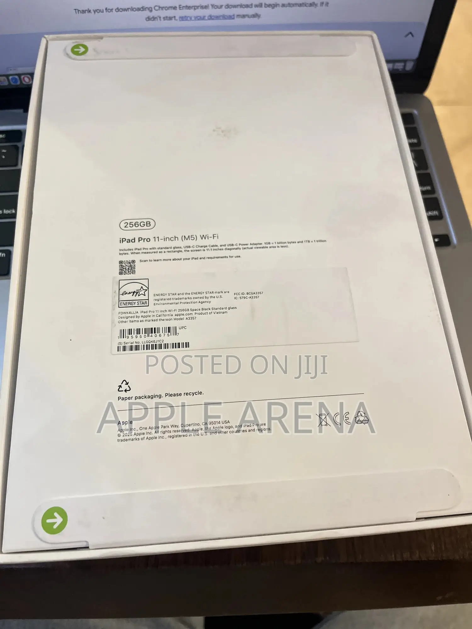 New Apple iPad Pro 11 (2025) 256 GB Black