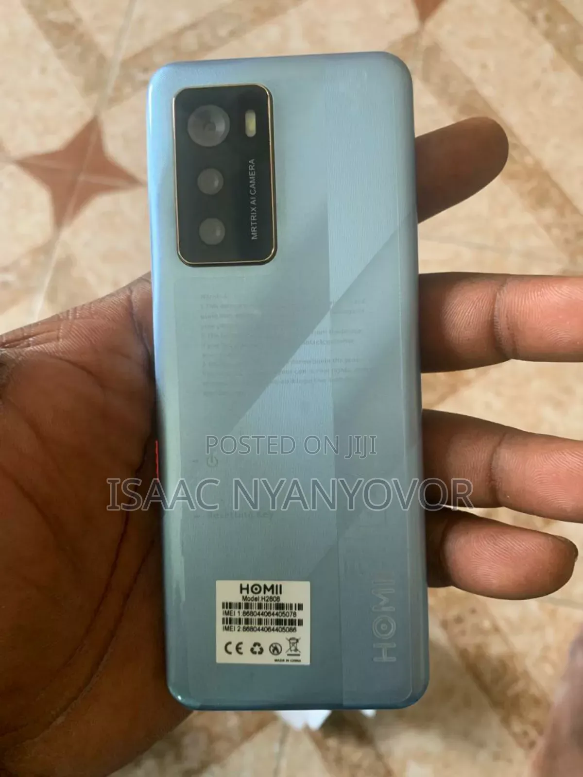 New Mobile Phone Blue
