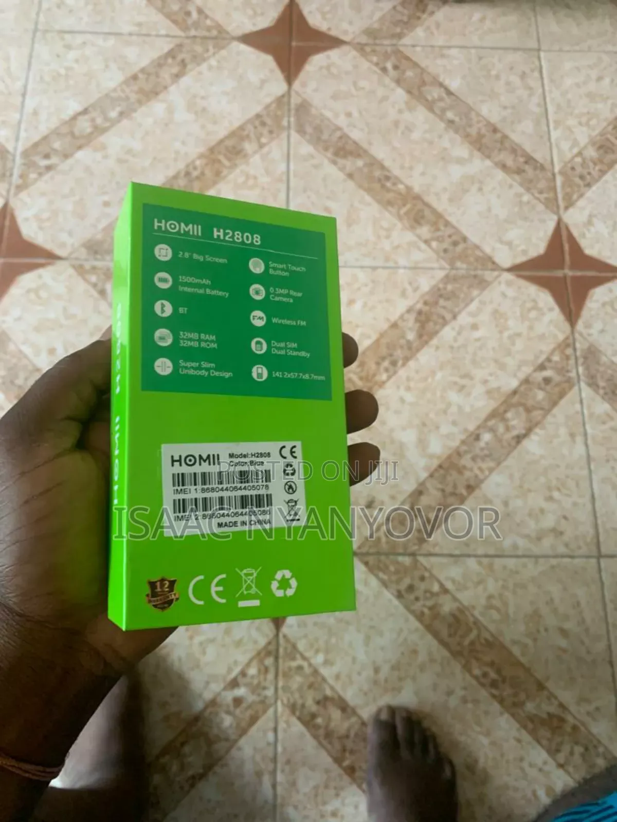 New Mobile Phone Blue